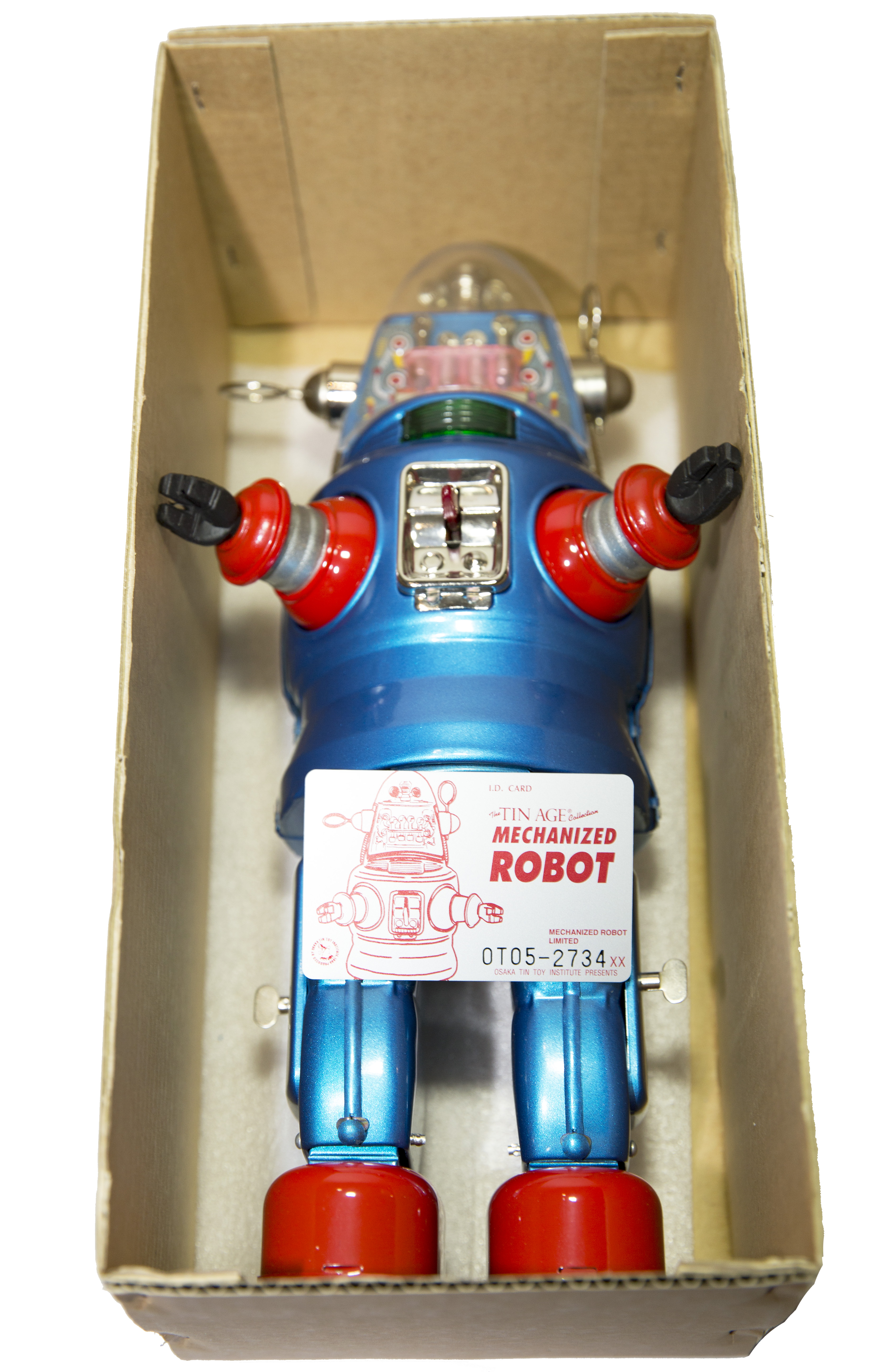 MECHANIZED ROBBY THE ROBOT BLUE