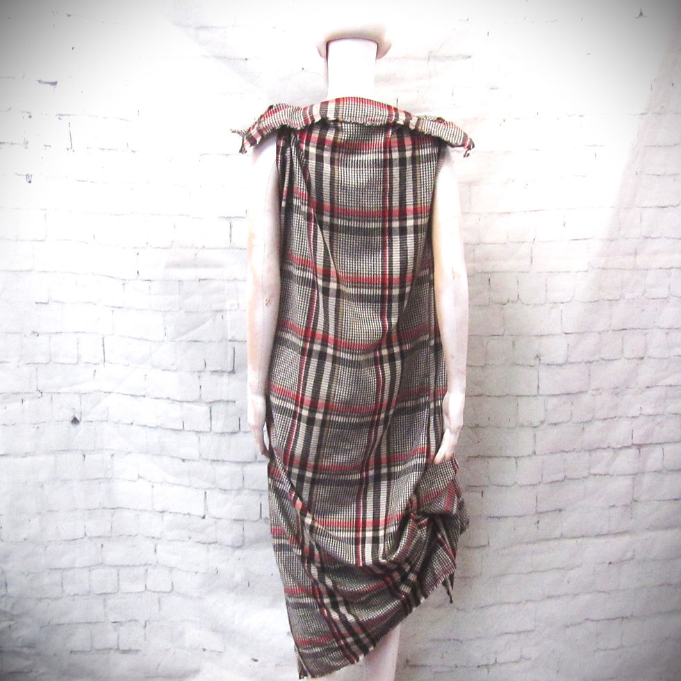 Thumbnail: TAMARA tartan dress in Brushed Cotton