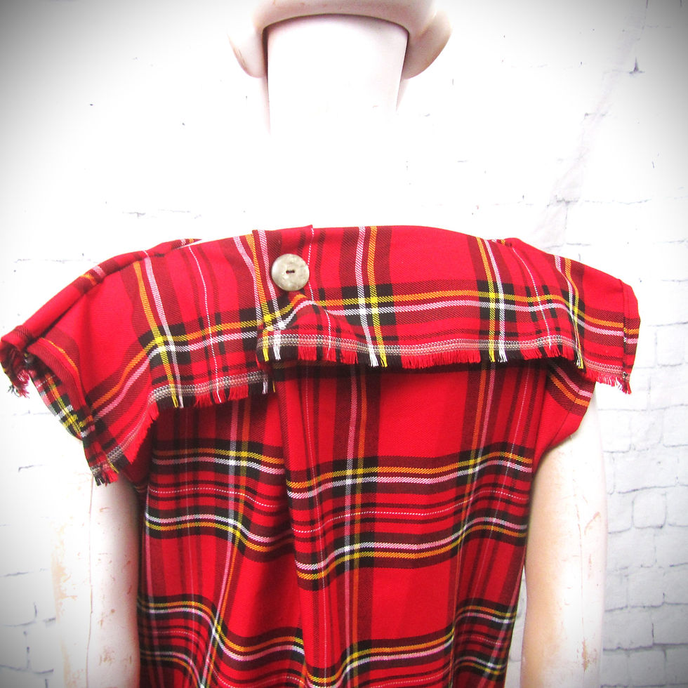 Thumbnail: COURTNEY tartan dress