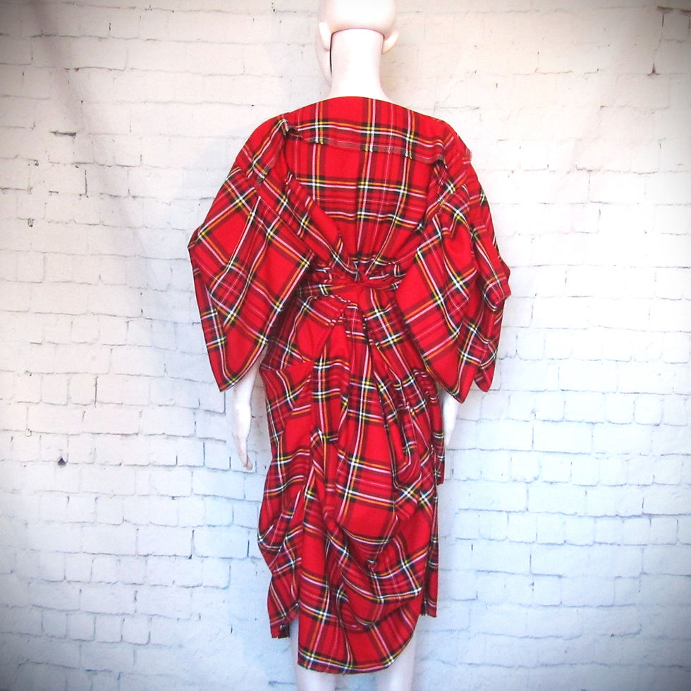Thumbnail: GEORGIA dress in premium tartan Made to order 5 colour choice