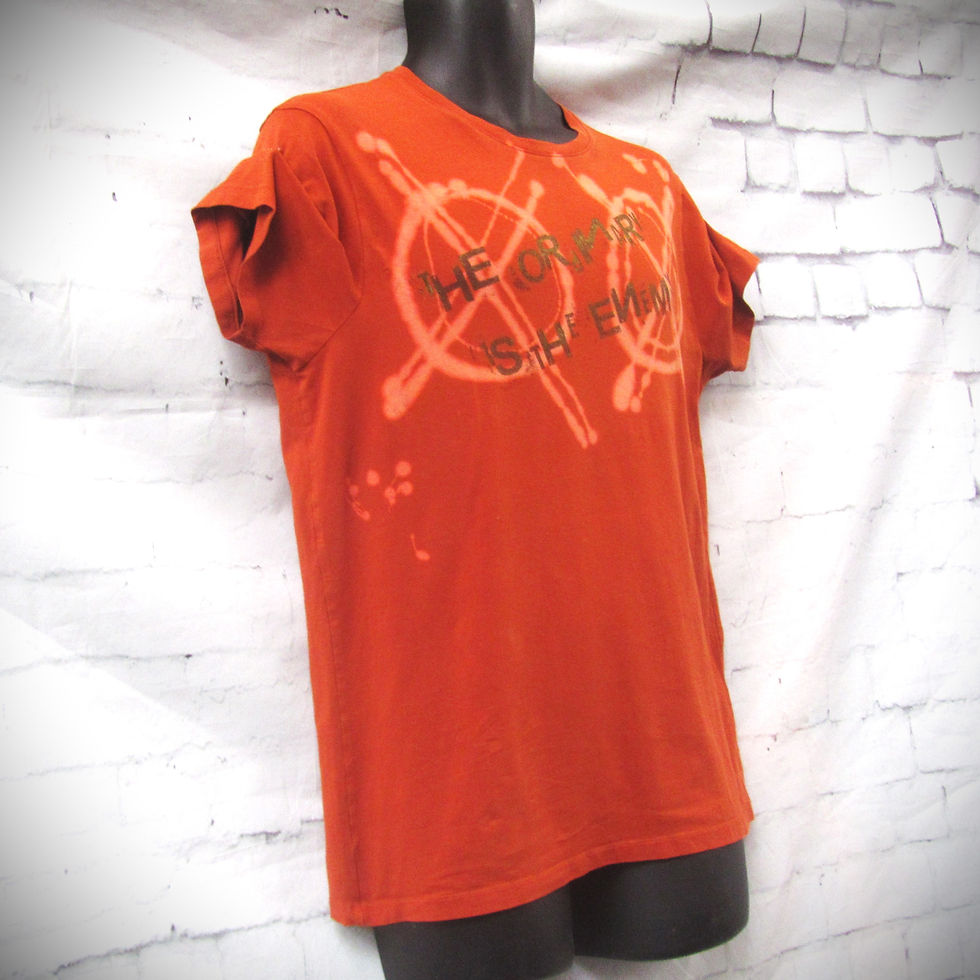 Thumbnail: XTITZ The Ordinary is The Enemy acid wash t-shirt