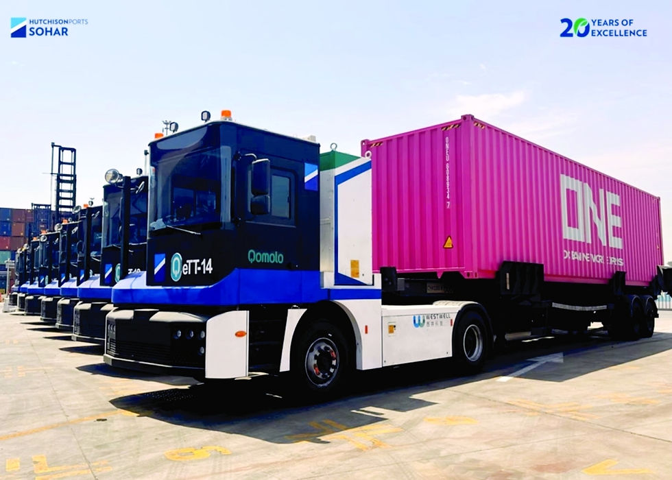 E-trucks in Sohar Port to boost cargo efficiency