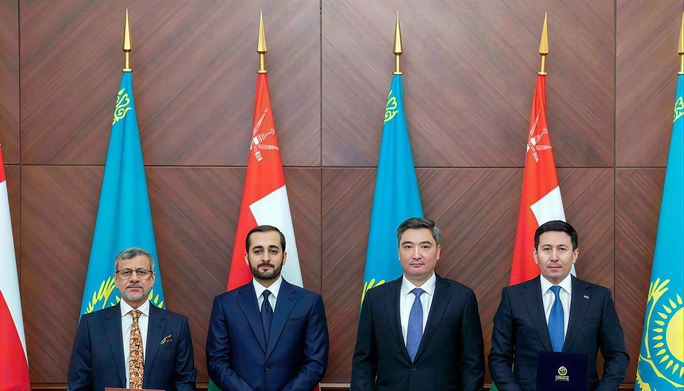 Oman, Kazakhstan deepen trade, logistics ties
