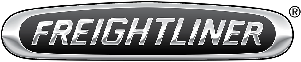 Freightliner logo, symbolizing reliable commercial trucks for logistics and transport.