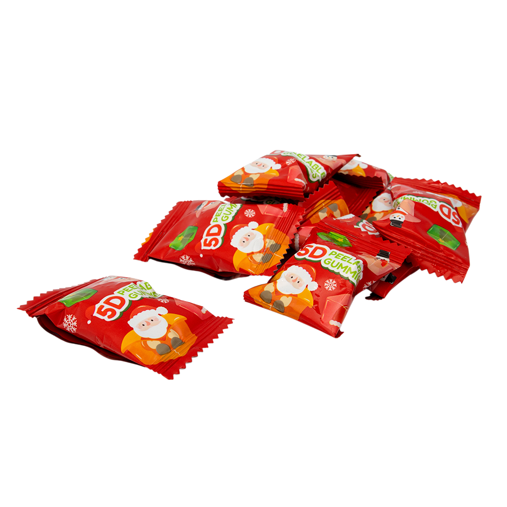 5D Christmas Peelable Gummies (10-Pieces)