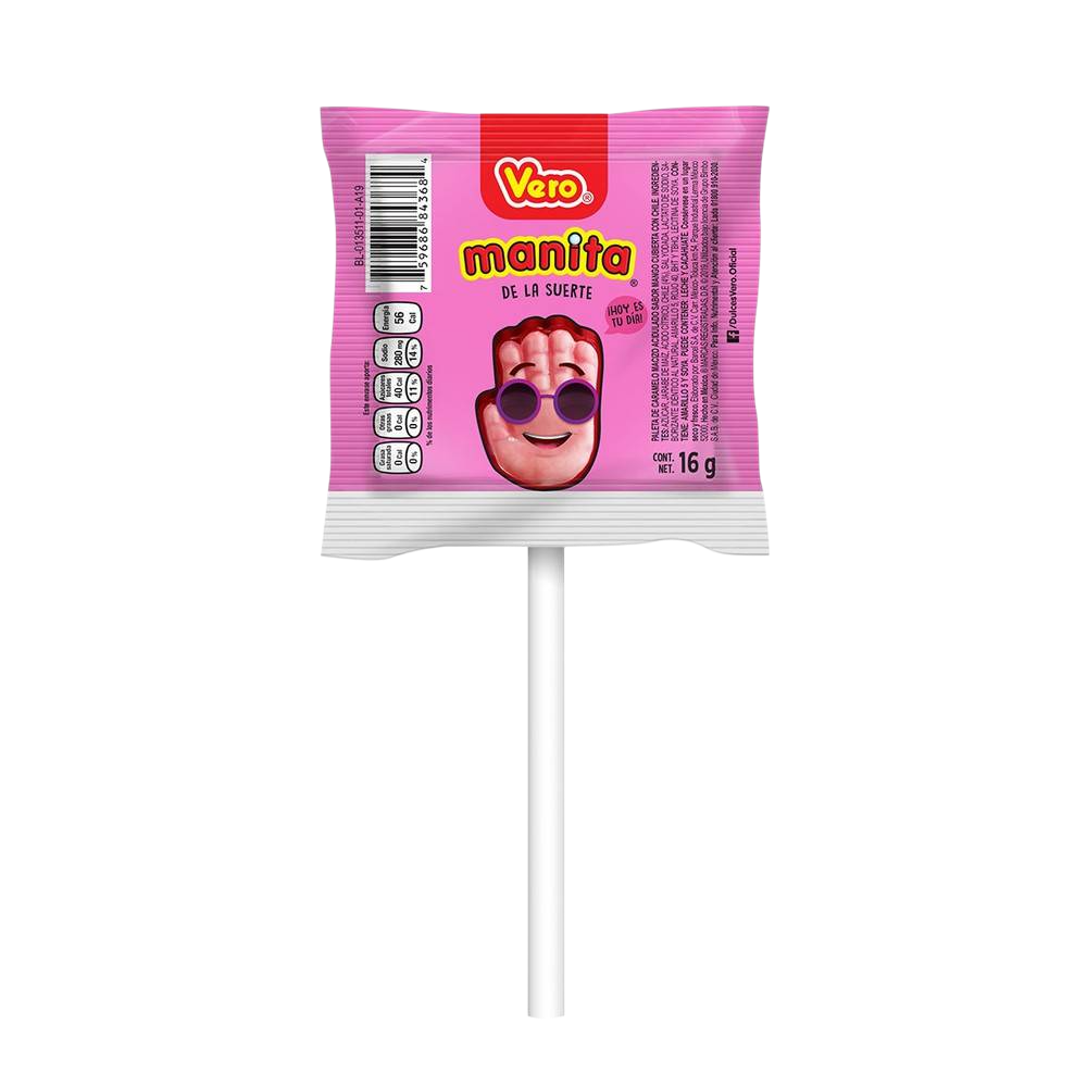 Manita Lucky Hand Lollipop