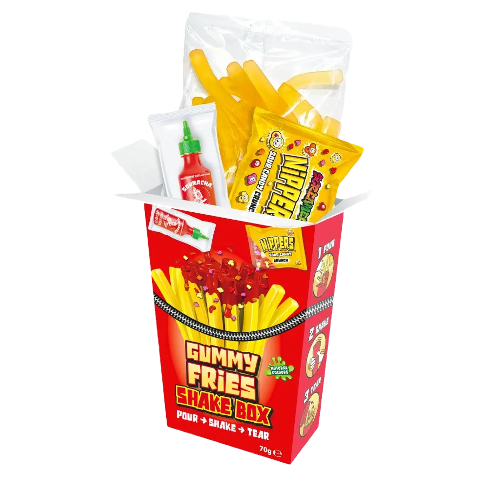 Zed Candy Gummy Fries Shake Box (70g)