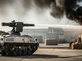 The Indian Army has signed a ₹62 crore contract to induct 18 firefighting robots for deployment at ammunition and armament depots. Developed under the iDEX framework, the unmanned systems will enhance safety by operating in high-risk environments, reducing danger to personnel while enabling faster and more effective fire response.