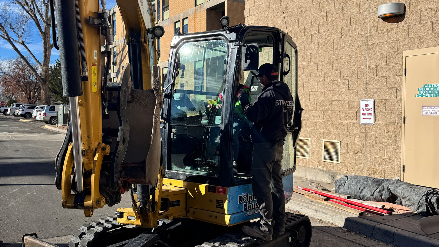 Expanded oxygen tank fill pad built by a Western Slope Commercial Contractor meeting strict safety requirements.