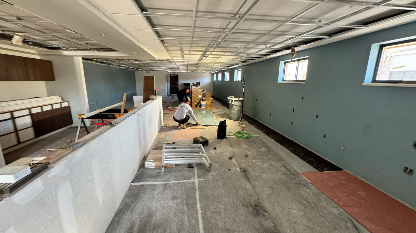 Renovated San Juan Cancer Center Infusion Center demonstrating construction project coordination in healthcare settings.