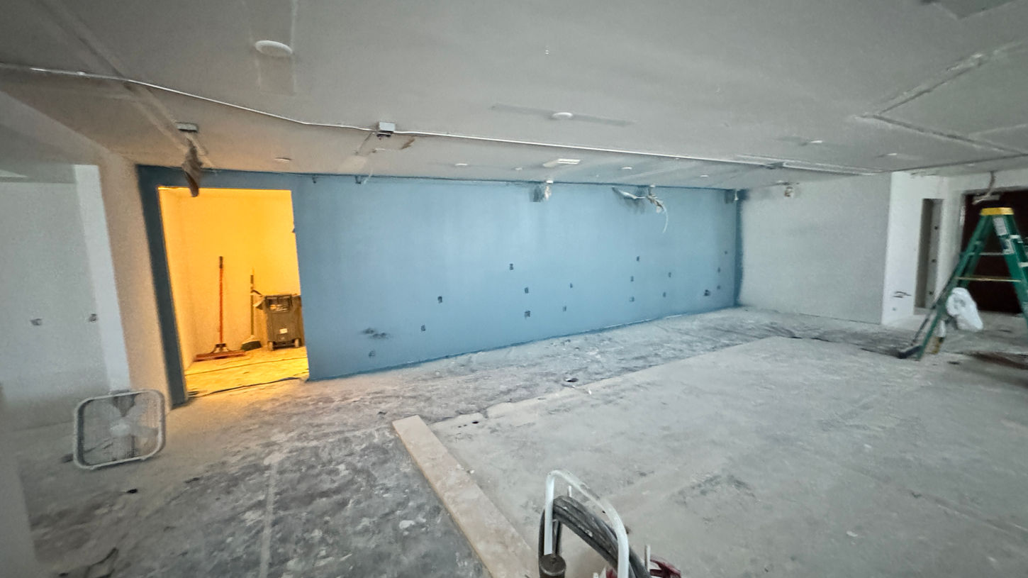 Renovated San Juan Cancer Center Infusion Center demonstrating construction project coordination in healthcare settings.