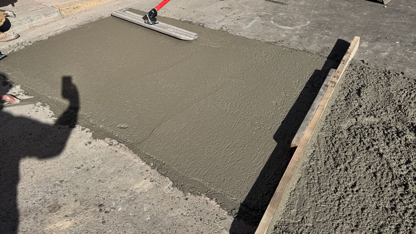 Expanded oxygen tank fill pad built by a Western Slope Commercial Contractor meeting strict safety requirements.