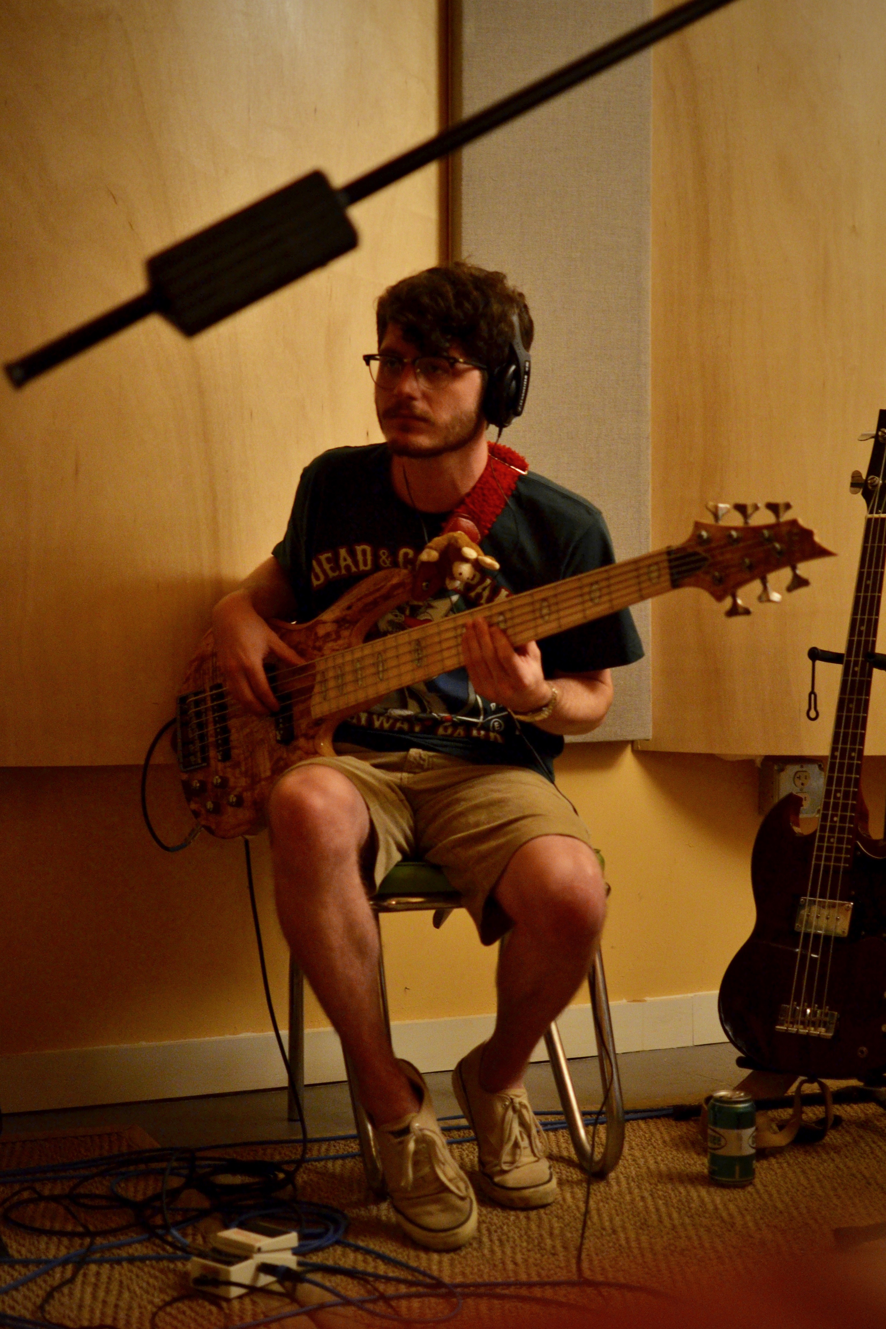 Connor on the bass