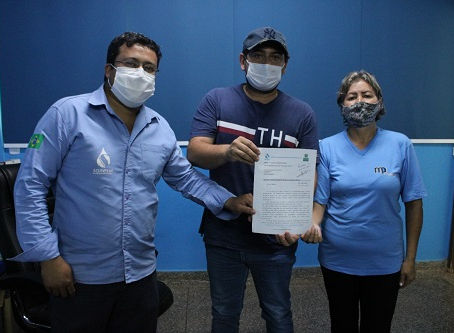 Sanesul visita a Câmara Municipal e apresenta projeto social destinado à Laguna Carapã