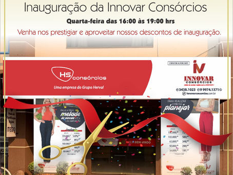 Innovar Consórcios inaugura sua loja em Laguna Carapã