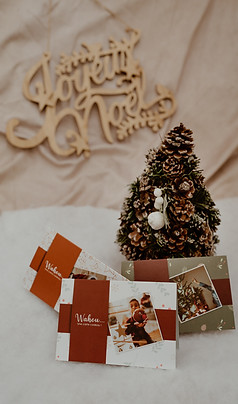 Carte cadeau Noël pour une séance photo