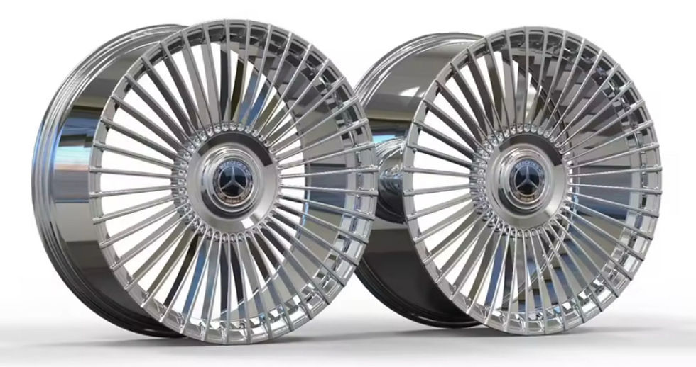 Custom forged S-Class Mercedes rims 