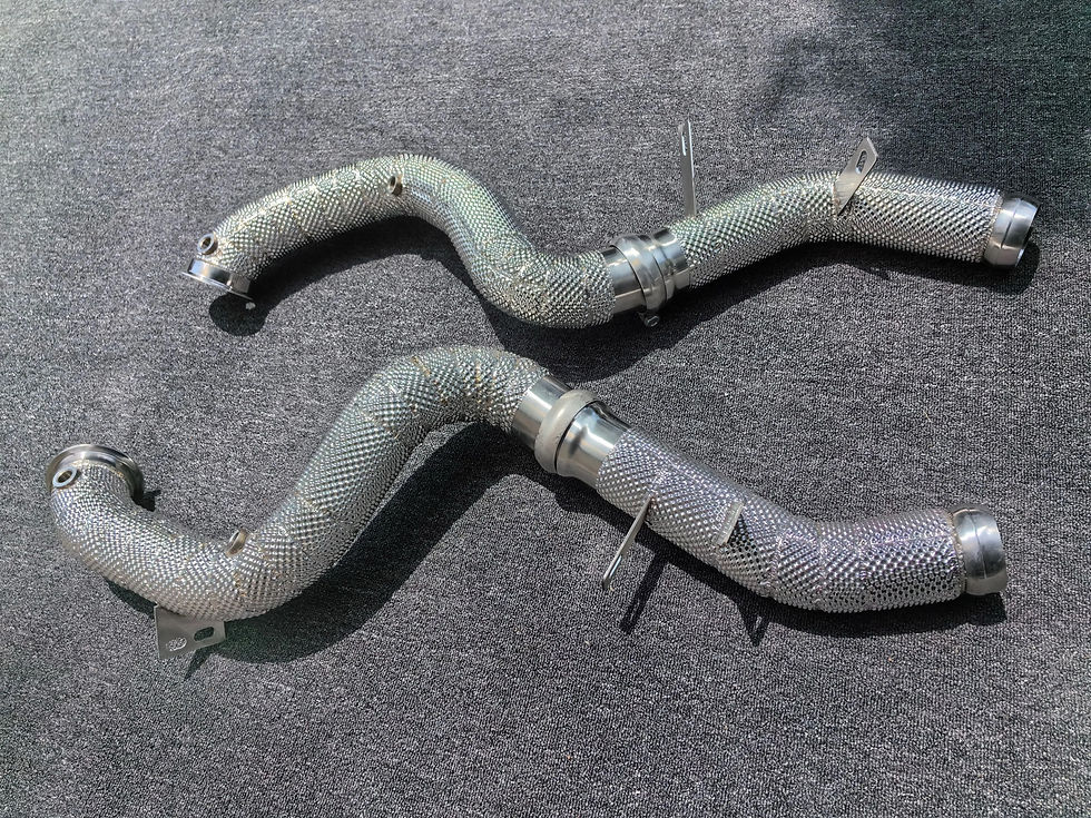 Thumbnail: Side angle of the downpipes 