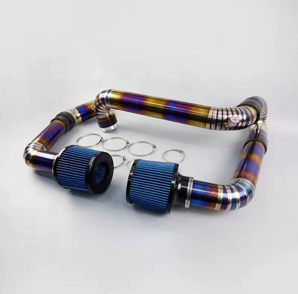 M3/M4 2021+ titanium front mount intakes