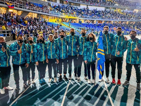 Delegacion di Aruba na Cali Colombia