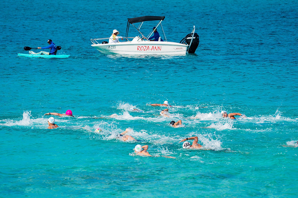 E miho Landadonan di Open Water di Aruba ta Cla pa Surfside e Diadomingo Aki!