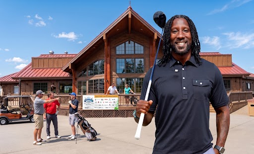 Sponsor and golfer experience at the Marcus Trufant Believe in Me Golf Tournament