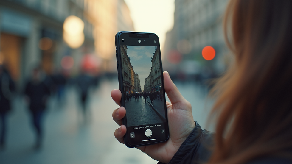 Vue rapprochée d'un smartphone affichant une liste de groupes en ligne