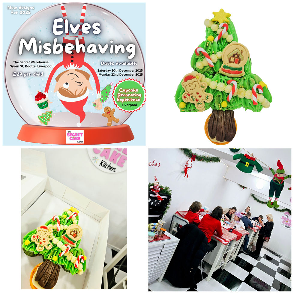 *Elves Misbehaving* Children's Cupcake Decorating Experience 2025