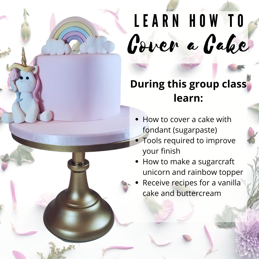 *Bring a Friend* How to Cover a Cake in Fondant Class