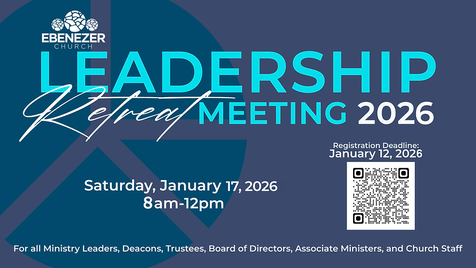 2026 Ebenezer Leadership Retreat
