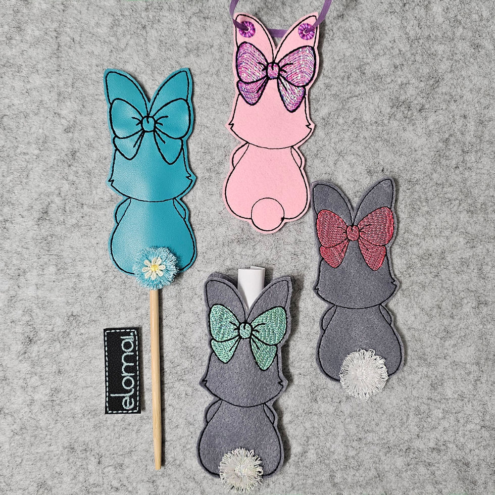 Miniaturbild: Puschelschwanz-Hasen SET 16 Varianten