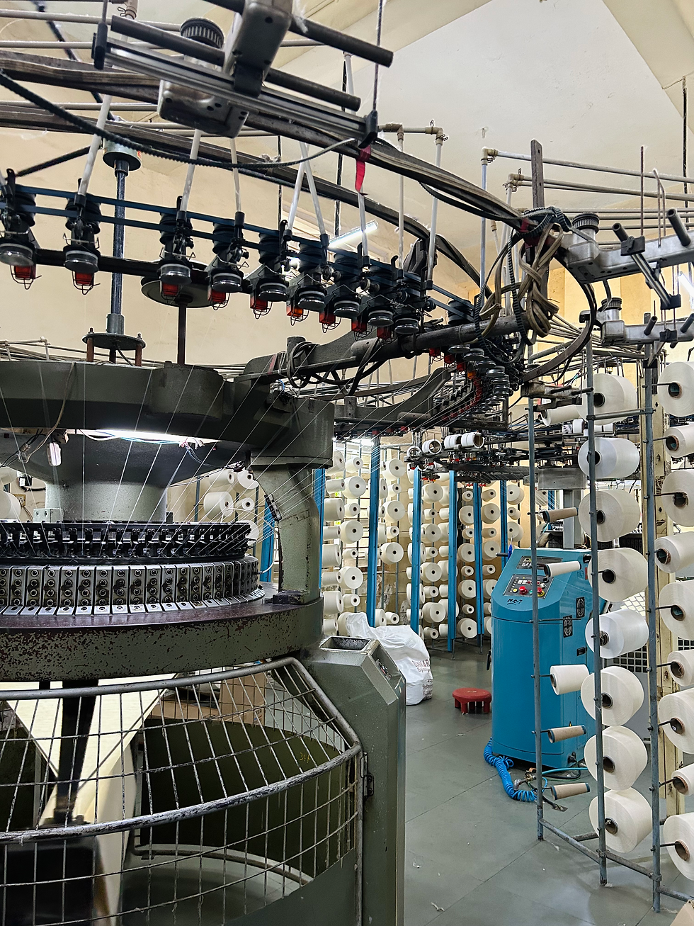 Circular Knitting Machine at our factory in Ambernath