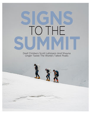 Screenshot of Ascend article titled 'Signs to the Summit' with a link to the full article.