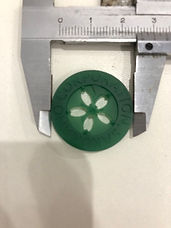 オリジナル社章の製作過程。