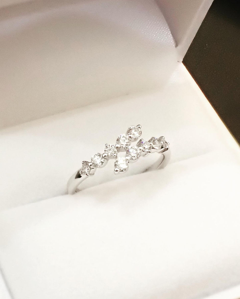 sweet10ダイヤモンドリング 結婚10周年記念指輪 山形県山形市の宝石店 ジュエリーショップ アトリエジェムカフェ