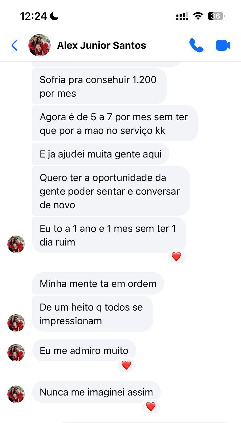 Depoimento original 1