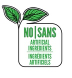 No Artificial Ingredients badge