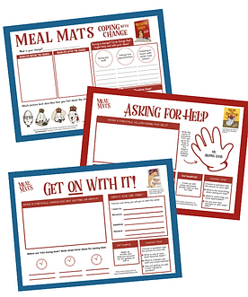 Meal Mats - Learning Resources - Parenting tools - Converation with kids - Fairytale Fraud - Katie Pye - Headstart thinking -