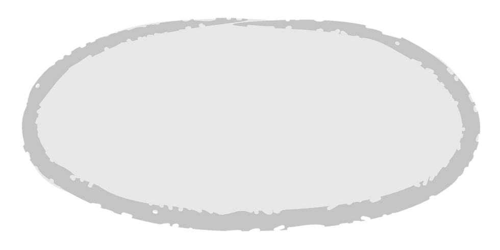 Pink Oval Shape