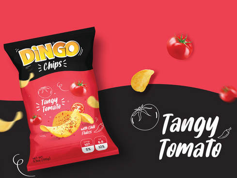 Student project: Dingo chips packaging design