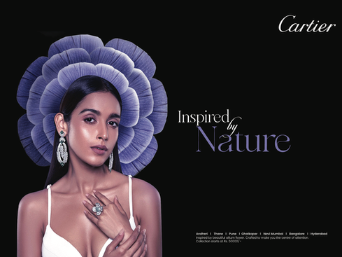 Student project: Advertising design campaign for premium jewellery brand