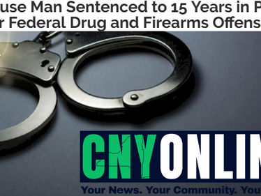 Syracuse Man Sentenced to 15 Years in Prison for Federal Drug and Firearms Offenses