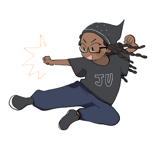 JU Julika Cuffy Animated punch Logo