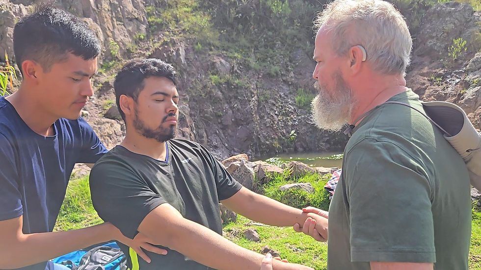 One young man carefully observed everything and wanted to understand repentance before making his decision.