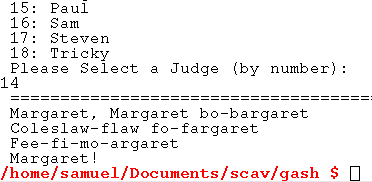 215. FORTRAN Name Game