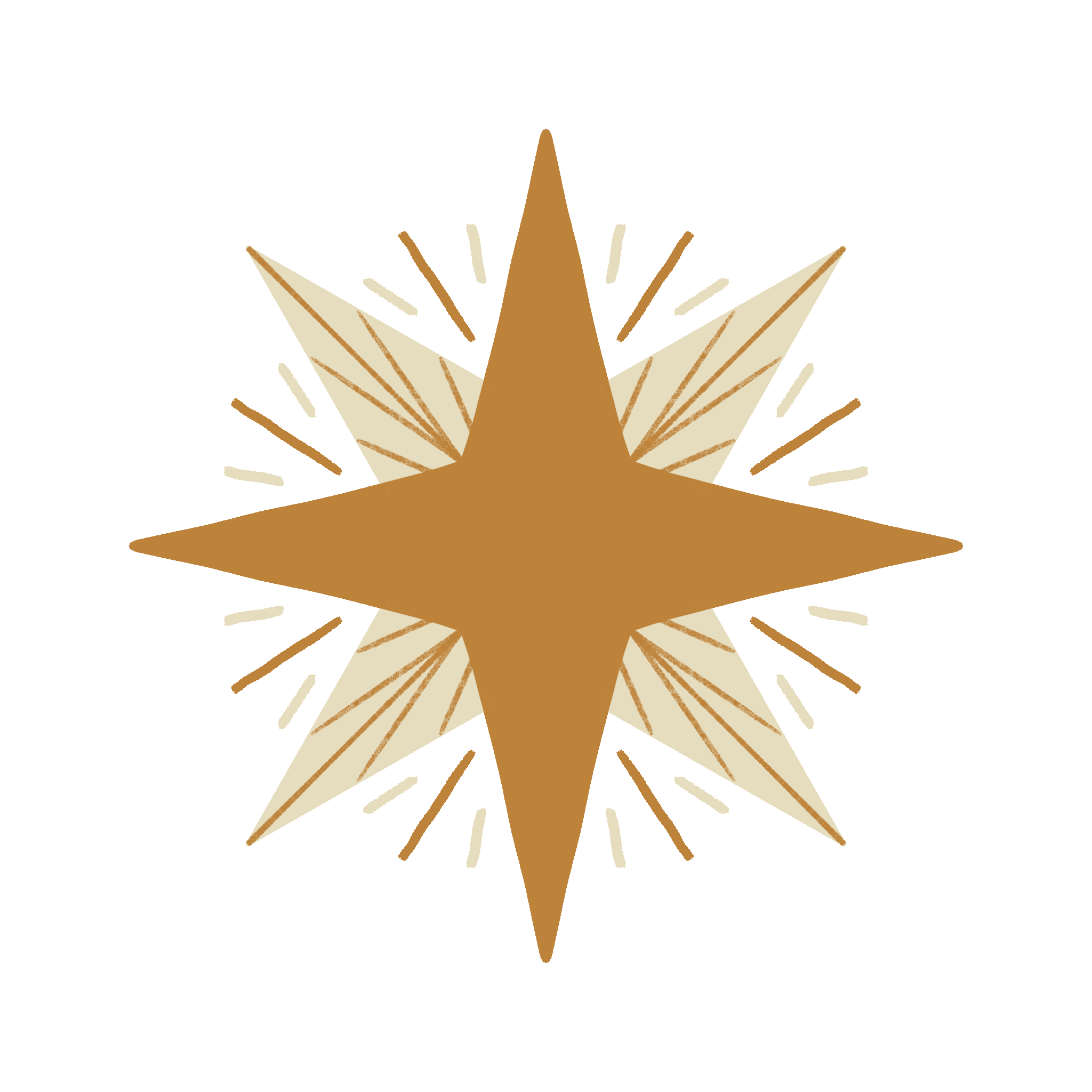 grosse étoile clignotante