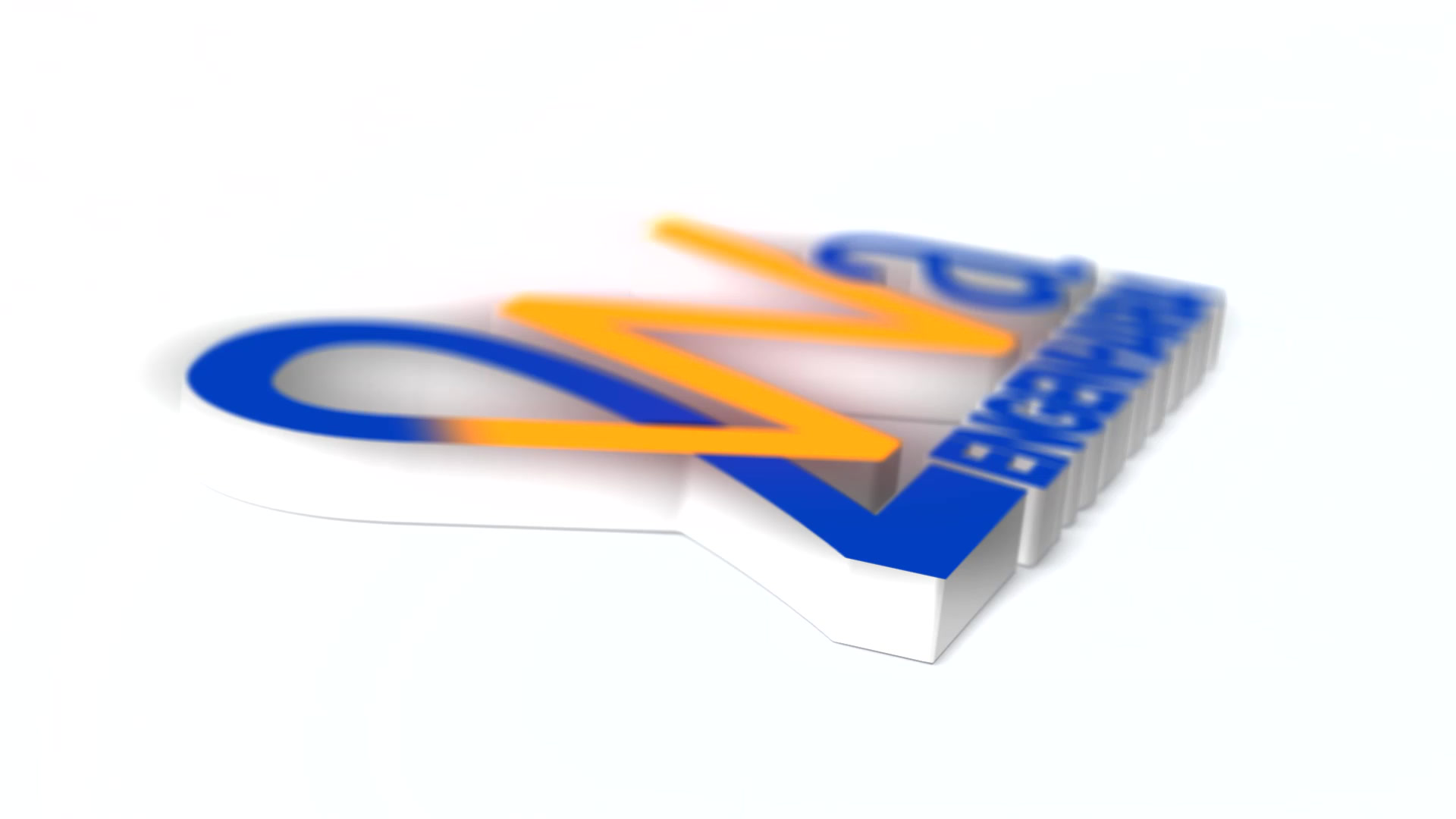 Símbolo tridimensional de marca