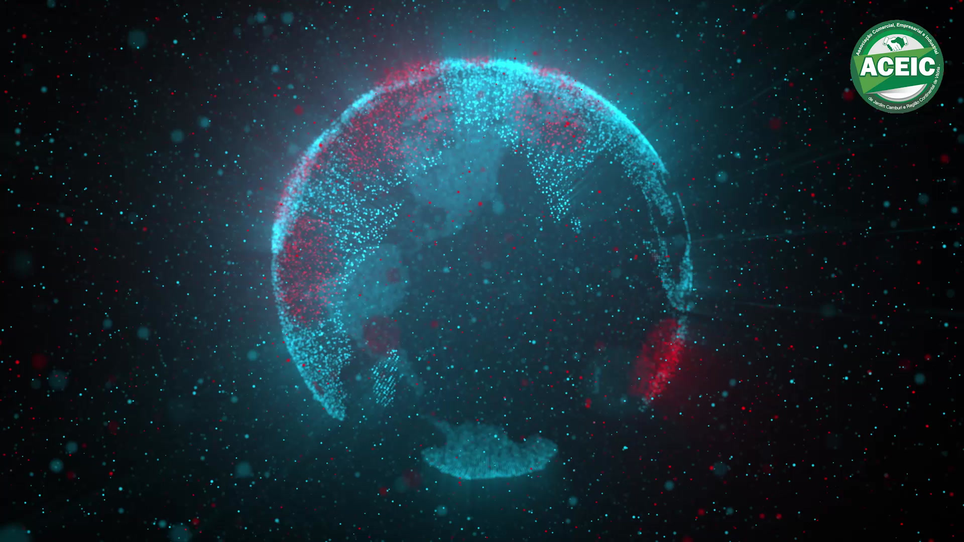 Globo digital luminoso