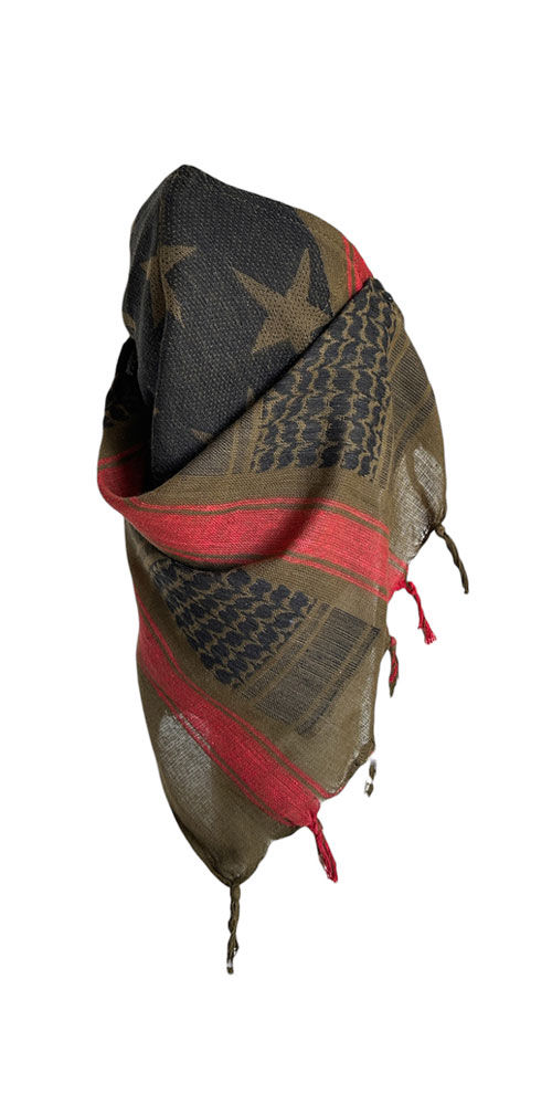 Warrior Mask – Green Stars