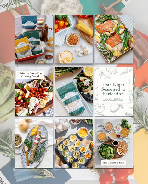 Salt sisters social media feed mockup